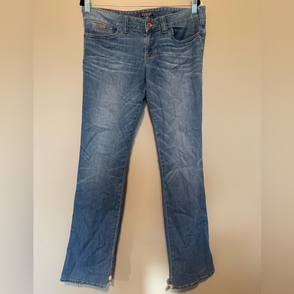 Vintage Y2K GUESS Daredevil Bootcut Low Rise Jeans Size 30